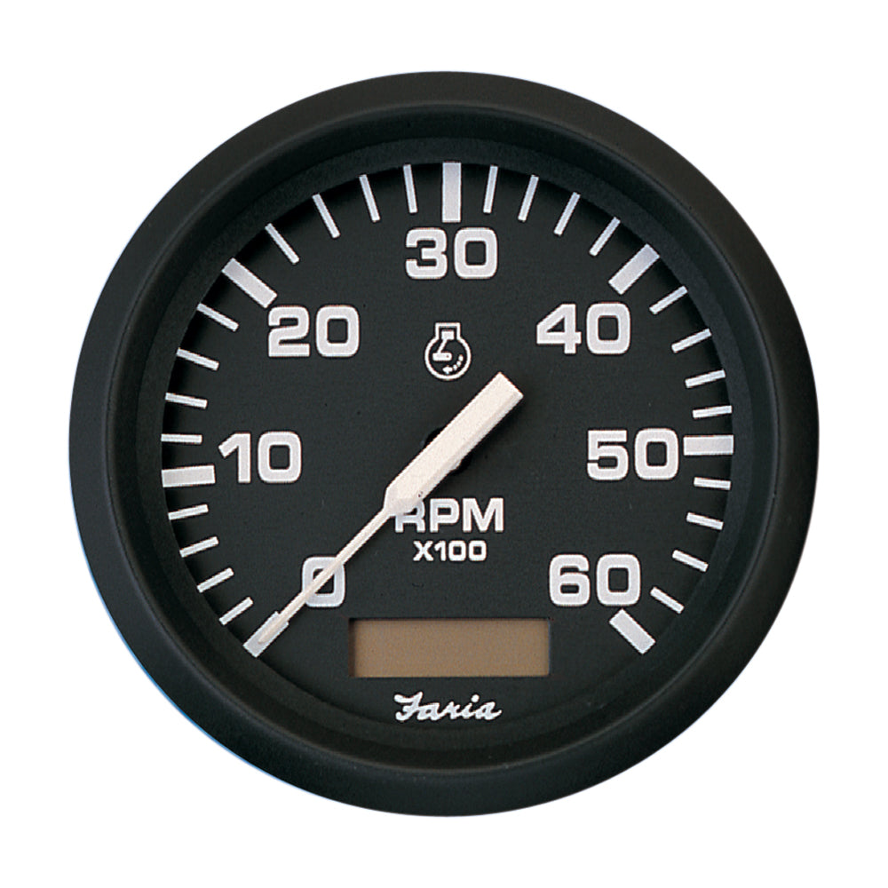 EURO BLK TACH HOUR METER