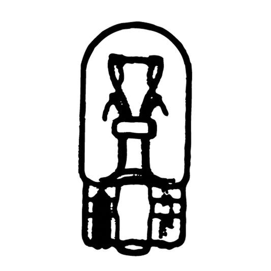 WEDGE BASE BLB 12V 5W 2P
