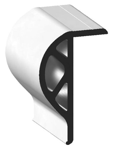 P SHAPE SMALL DOCK EDGE (10 FT) - WHITE