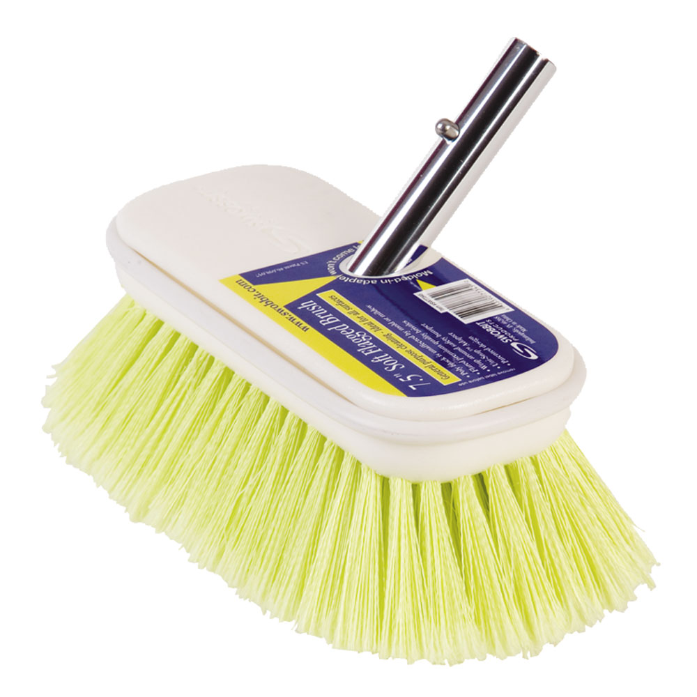 BRUSH SOFT FLG 7.5" YEL