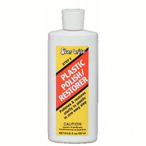 CLEAR PLASTIC POLISH 8OZ