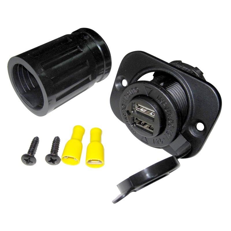 DUAL PORT USB SOCKET