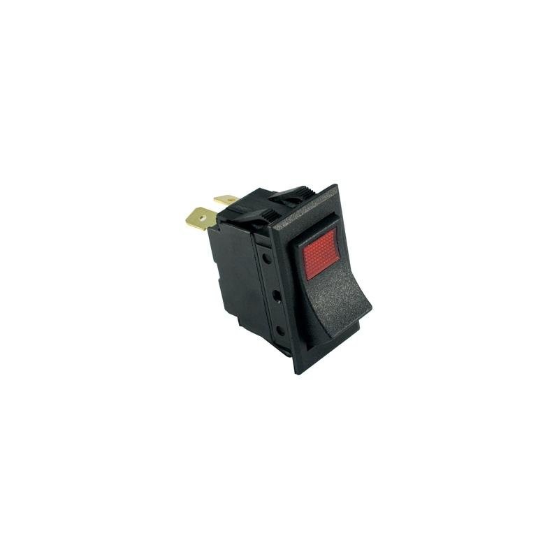 ROCKER SWITCH ILUM 15AMP SPST ON/OFF
