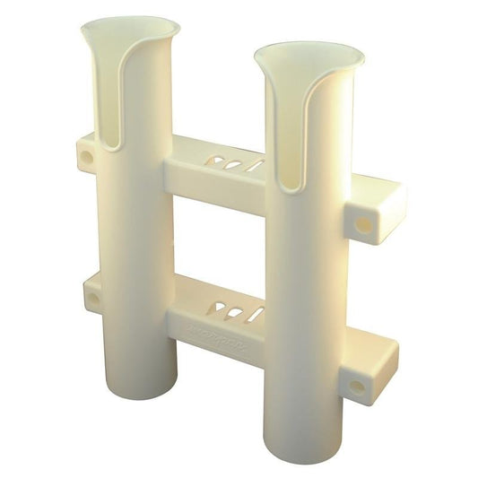 ROD RACK SIDE MOUNT 2 ROD WHT