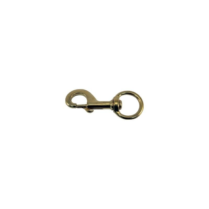 BRASS BOLT SNAP SWIVEL EYE 3/4 2/CD