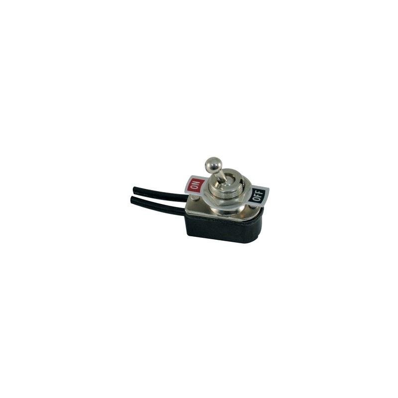 TOGGLE SWITCH SPST ON/OFF W/6"LEADS