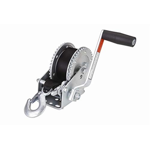 TRAILER WINCH W/STRAP 2000# DUAL DRIVE