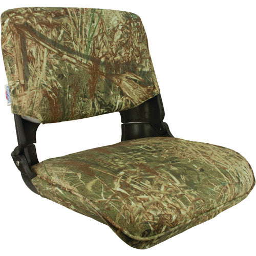 MOLDED FOLD SEAT BK-CAMO/DUCK BLIND