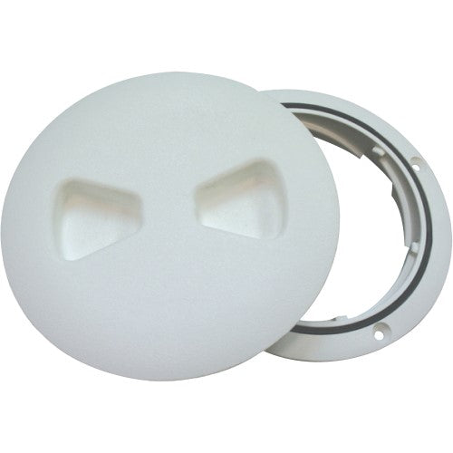 DECK PLATE LOW/PRO TWIST OUT WHT 4"