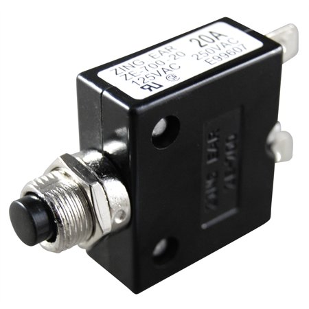 PUSH BUTTON BREAKER 20 AMP 2/CD