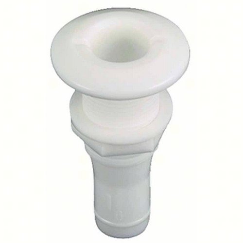 THRU HULL WHITE 1"