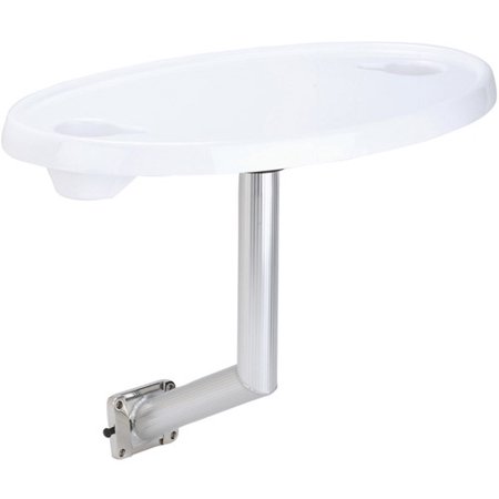 TABLE KIT SIDE MNT AL W/OVAL TABLE WHT