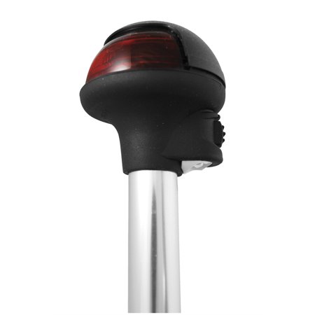 BICOLOR POLE LT W/TASK LIGHT 10"