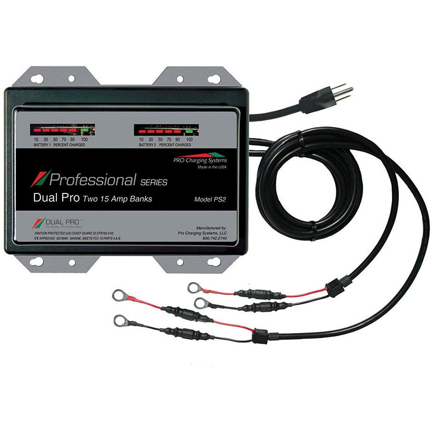 PRO SERIES BATT CHARGER 2-BANK 30A