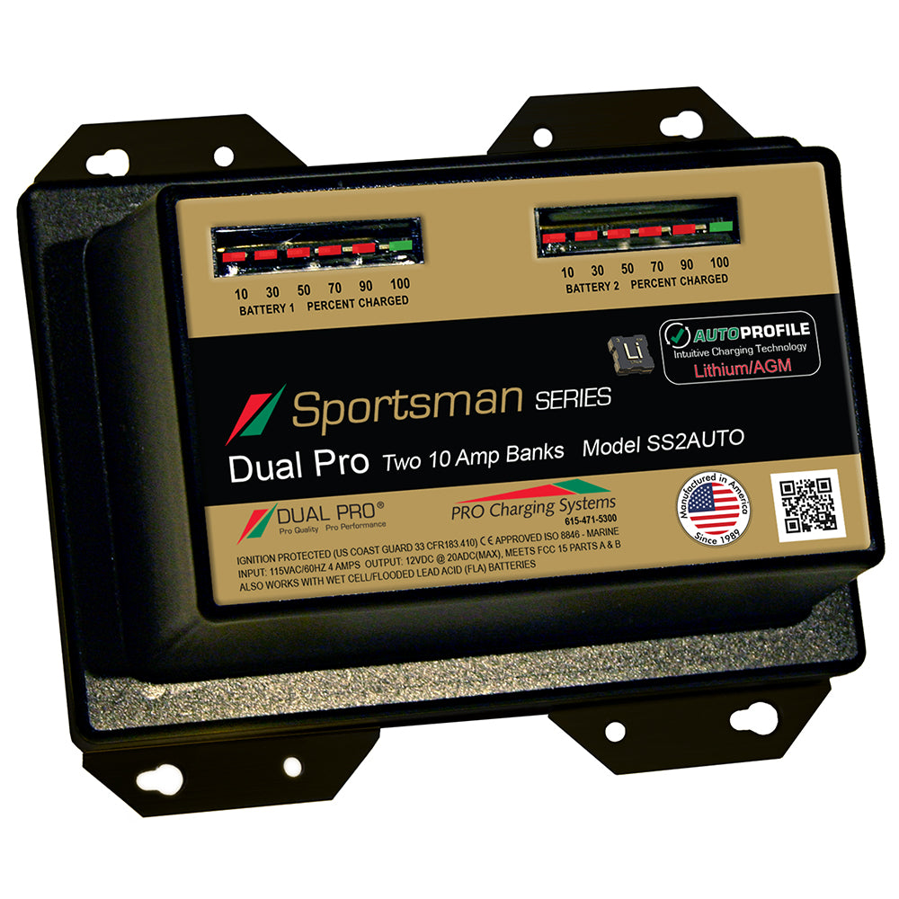 SPORTSMAN CHARGER LITHIUM/AGM 2-BANK 20A