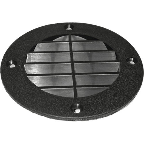 LOUVERED VENT 4" BLK