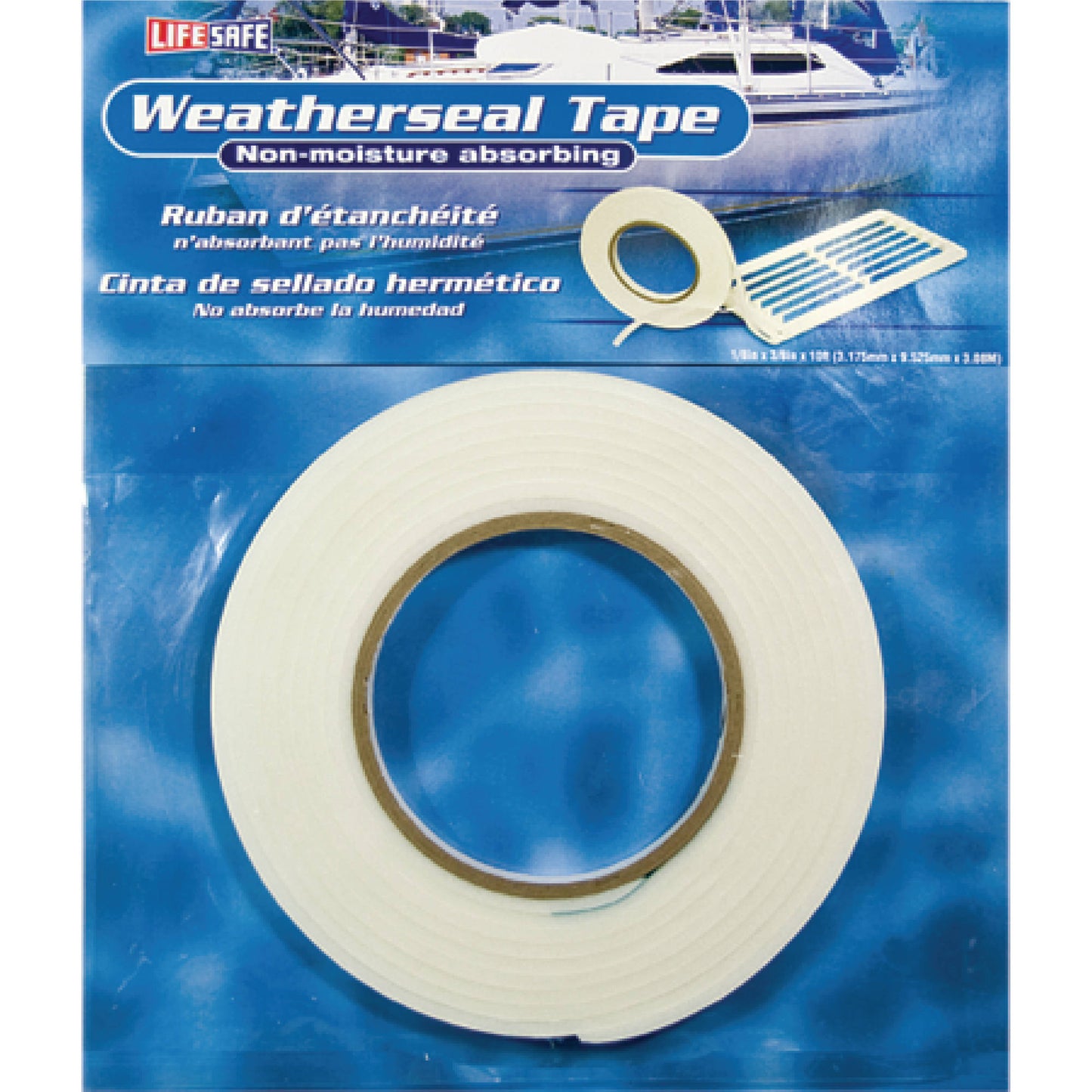 WTHR TAPE 1/8"X3/8"X10'