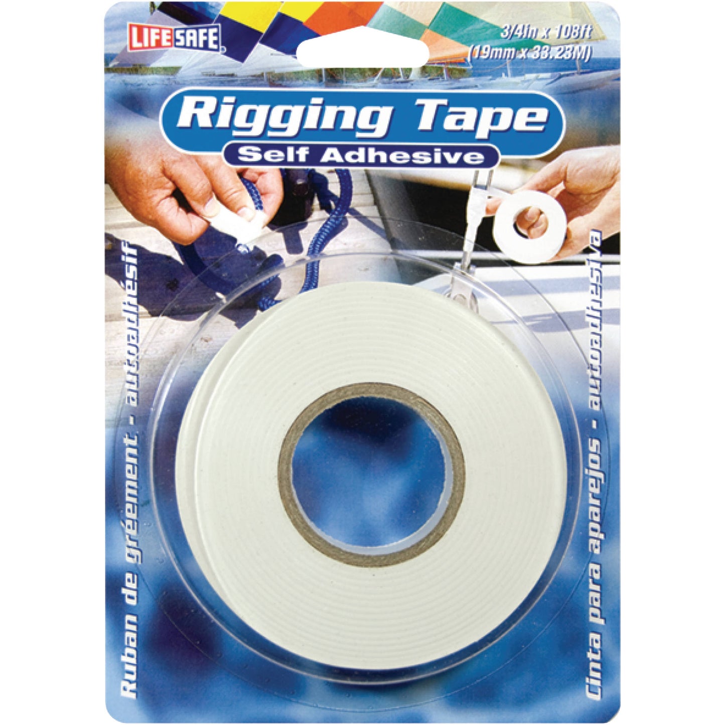 RIG TAPE-SAD 1"X 15'-WHT