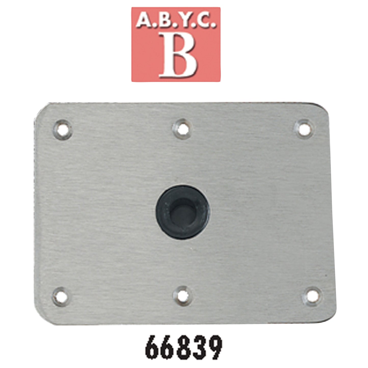 PIN BASE SS 6"X8" NYL/BSH