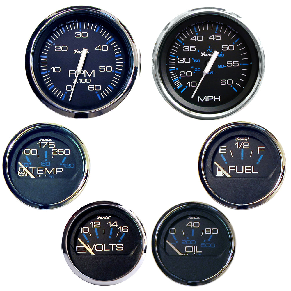 GAUGE SET INBRD CHES BLK