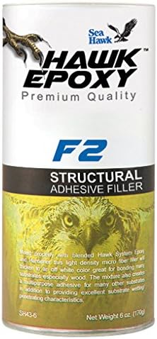 Hawk Epoxy F2 Structural Adhesive Filler 1.7 oz. | High-Strength Marine Epoxy Repair