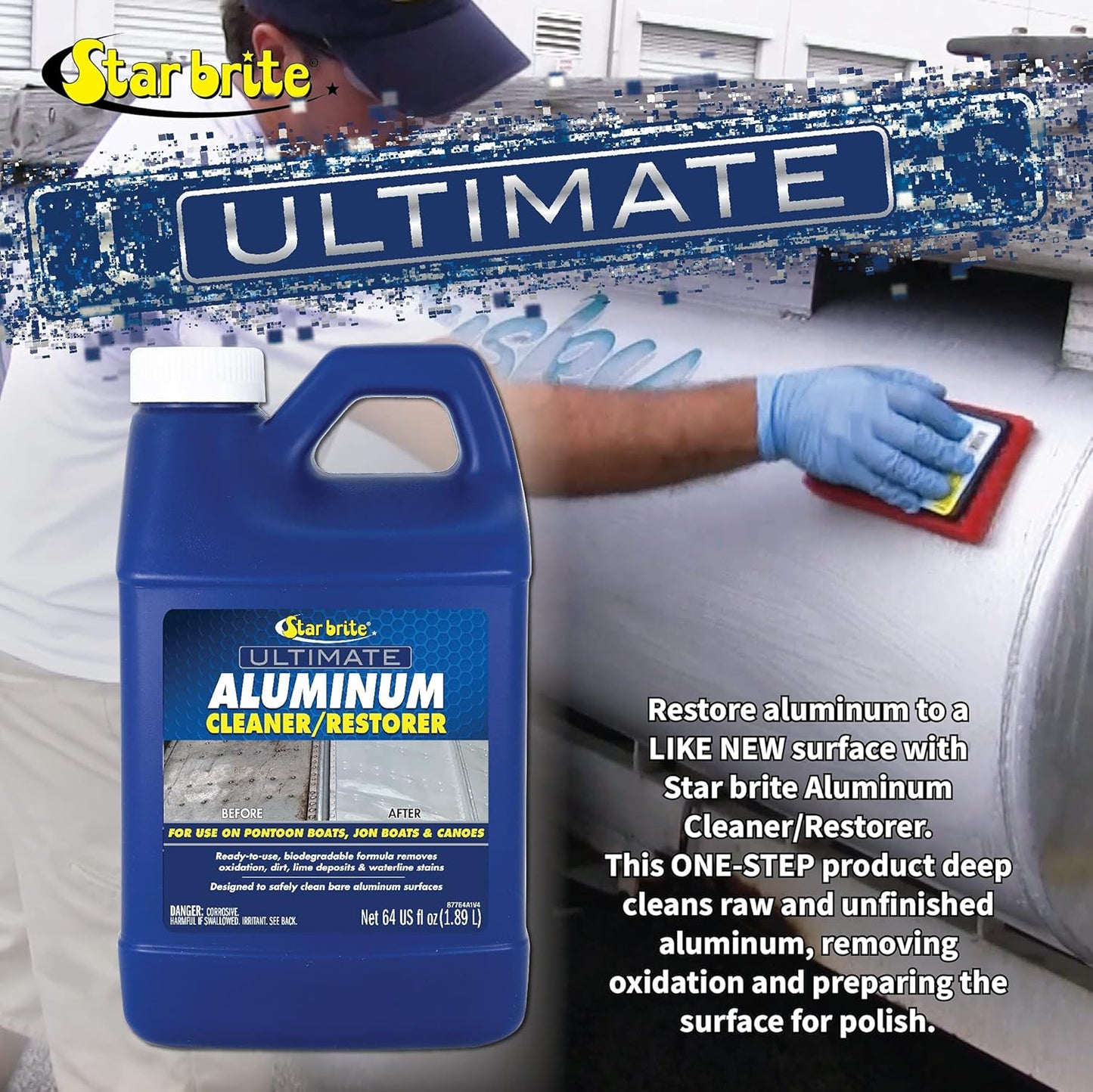 STAR BRITE 87764 Ultimate Aluminum Cleaner & Restorer