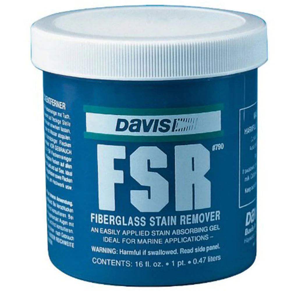 FSR Fiberglass Stain Remover Gel – Removes Rust, Oil, Exhaust, Waterline & Transom Stains
