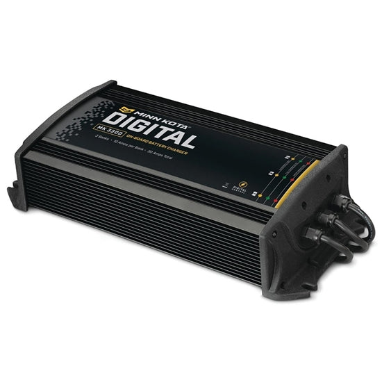 Minn Kota 1823305 MK-330D On-Board Battery Charger – 3 Bank x 10 Amp Marine Charger