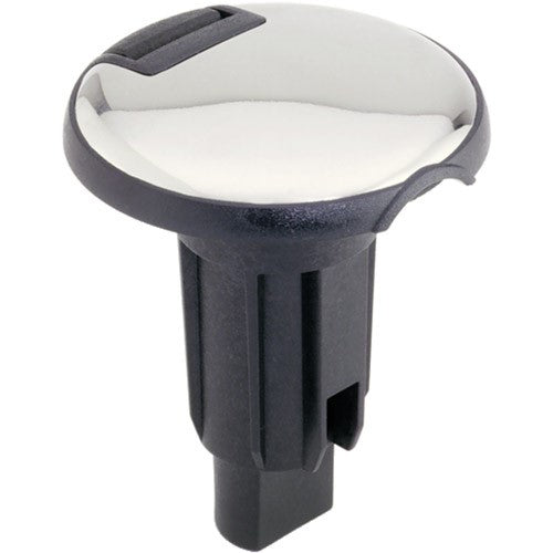 LIGHT BASE 2-PIN LOCK COLLAR RND SS