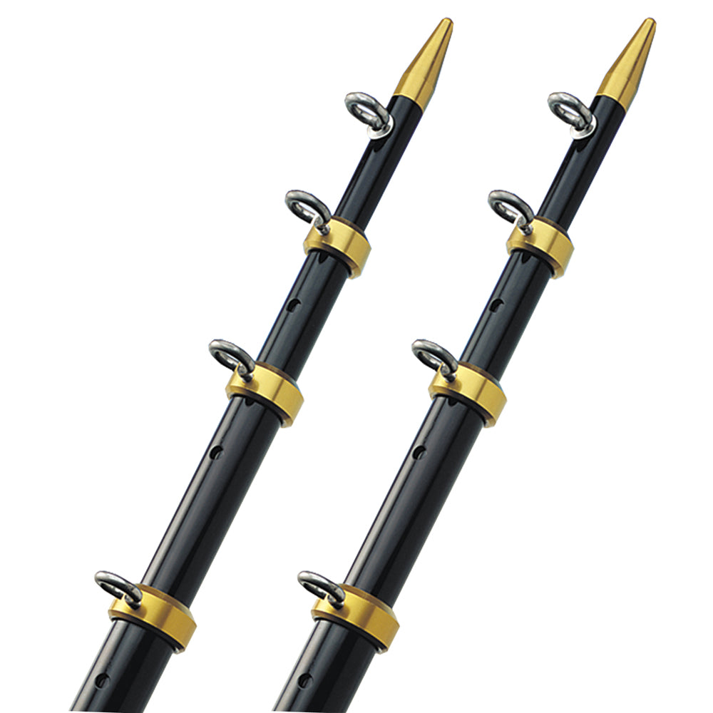 OR POLE 18' BLACK/GOLD