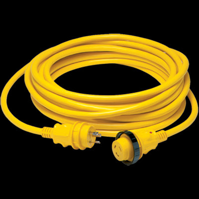CORDSET 30A 125V 50' YLW