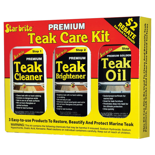 TEAK CARE KIT 3/PTS