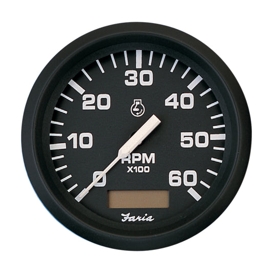 EURO BLK TACH HOUR METER