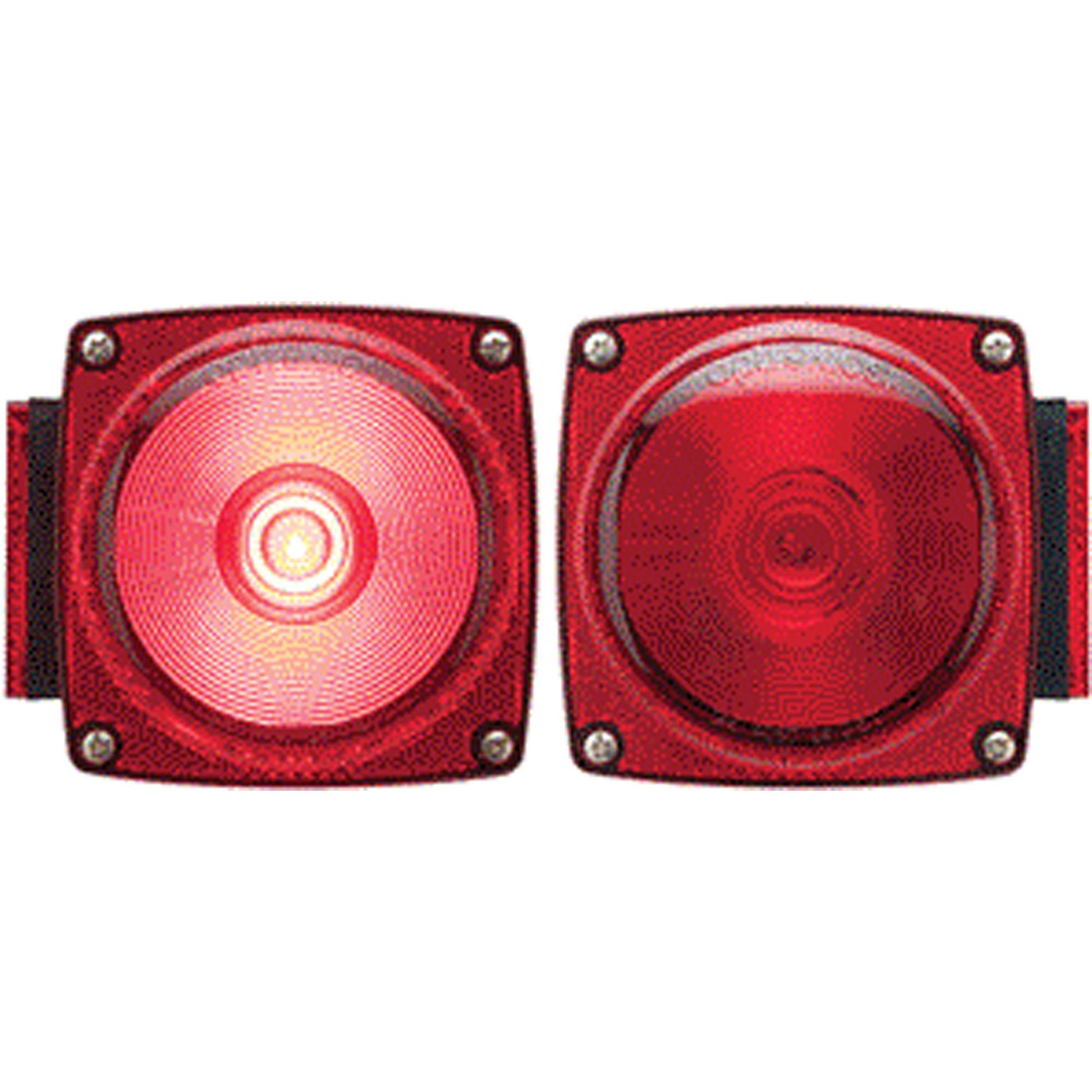 TRAILER TAIL LITE 1LED SQ<80 PAIR