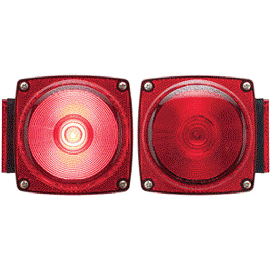 TRAILER TAIL LITE 1LED SQ<80 PAIR
