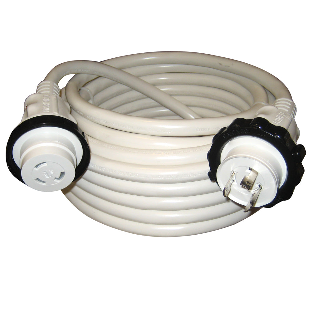 CORDSET 30A 125V 50' WHT