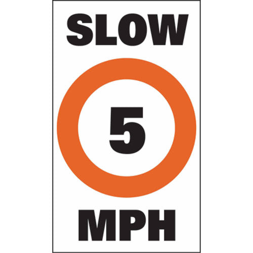 BUOY LABEL-SLOW 5 MPH