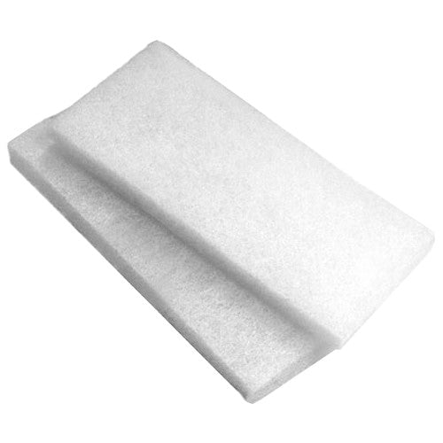 SCRUB PAD 2-PK WHT FINE