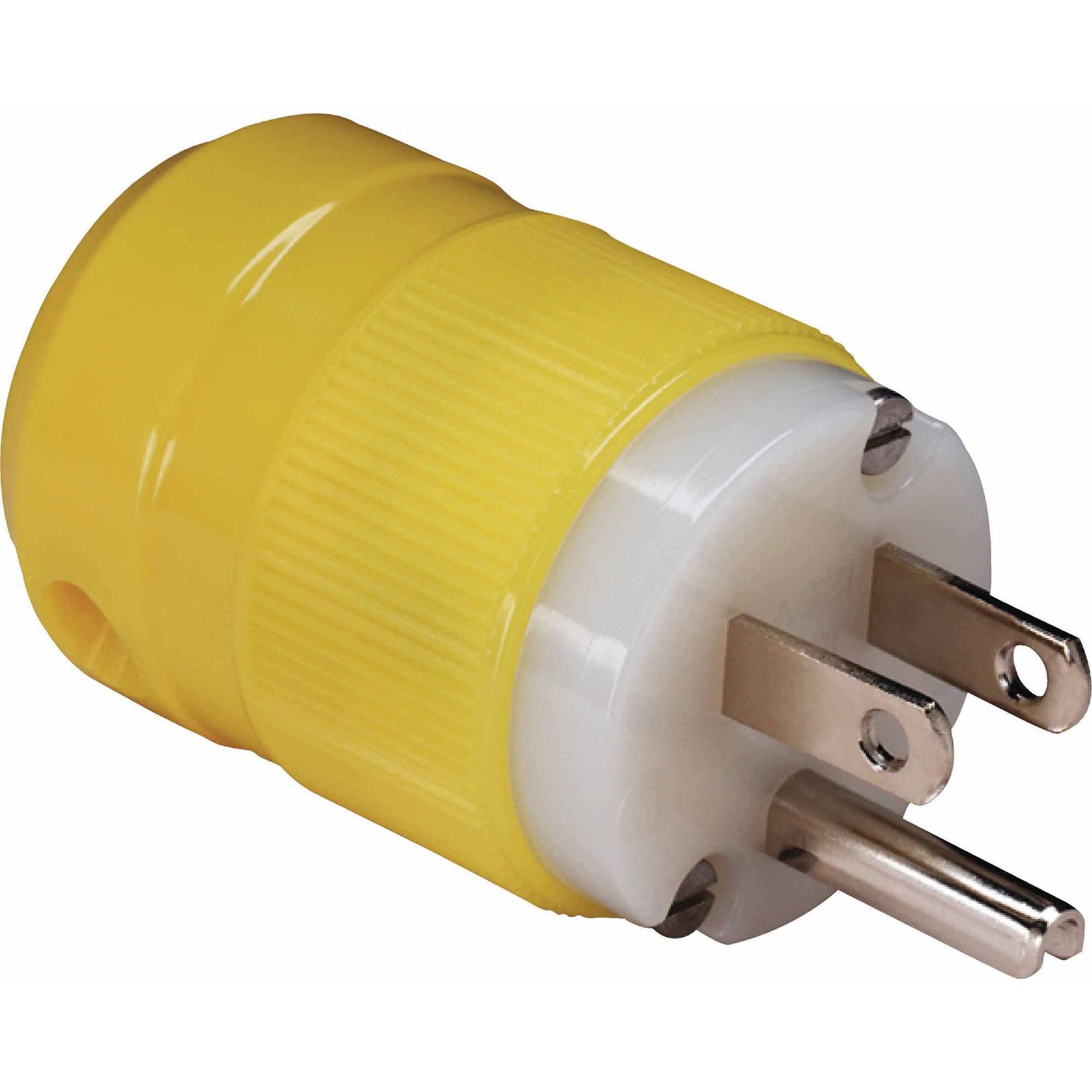 15AMP 125V MALE PLUG STRAIT BLADE