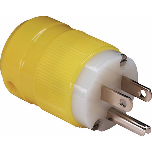 15AMP 125V MALE PLUG STRAIT BLADE