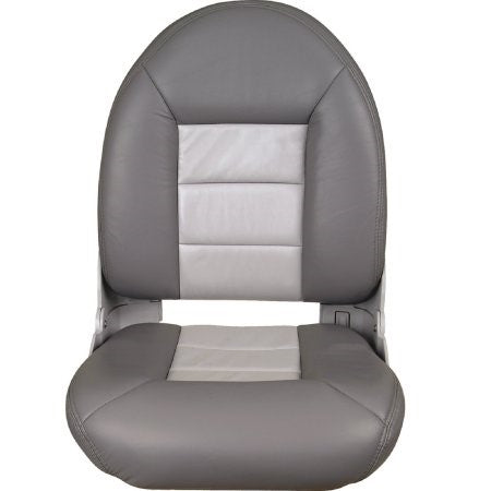 NAVISTYLE HI-BACK FOLDING SEAT CHAR/GRY