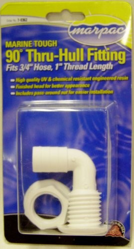 THRU HULL 90* WHT 3/4"