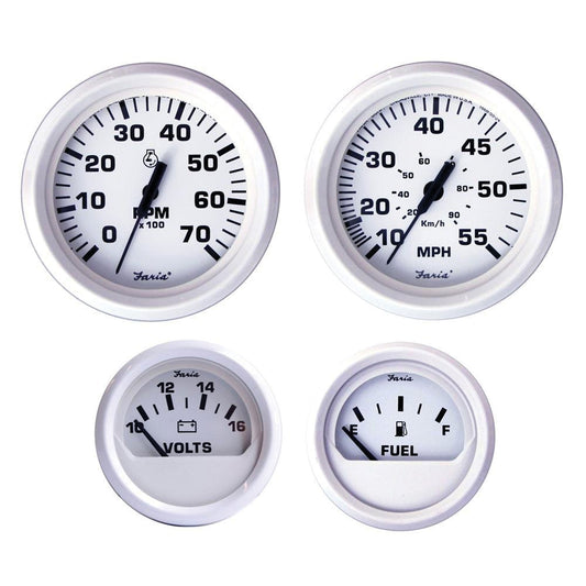 GAUGE SET O/B DRSS WHITE
