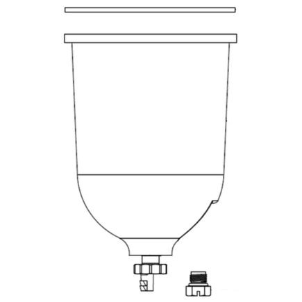 900/1000FH BOWL+KIT CLR