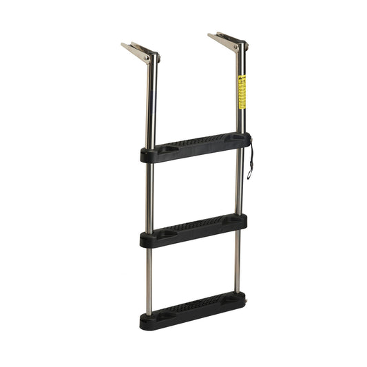 O/PLATFORM LADDER WIDE TELESCOPIC 3 STEP