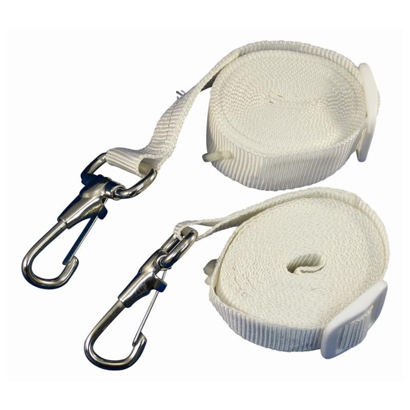 BIMINI TOP STRAP W/HOOK 1"X96" BLK PR