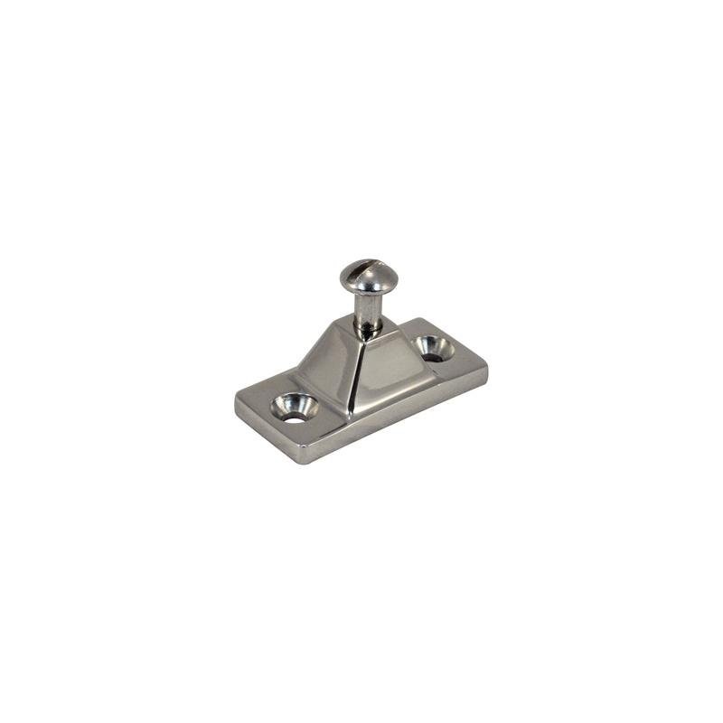 BIMINI TOP DECK HINGE SIDE MNT SS