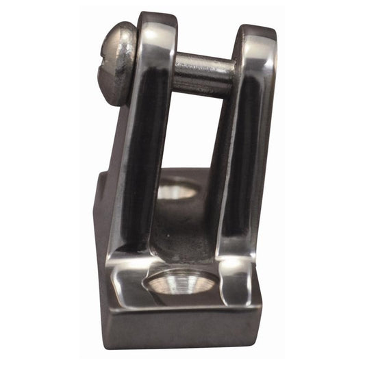 BIMINI TOP DECK HINGE SS ANGLED