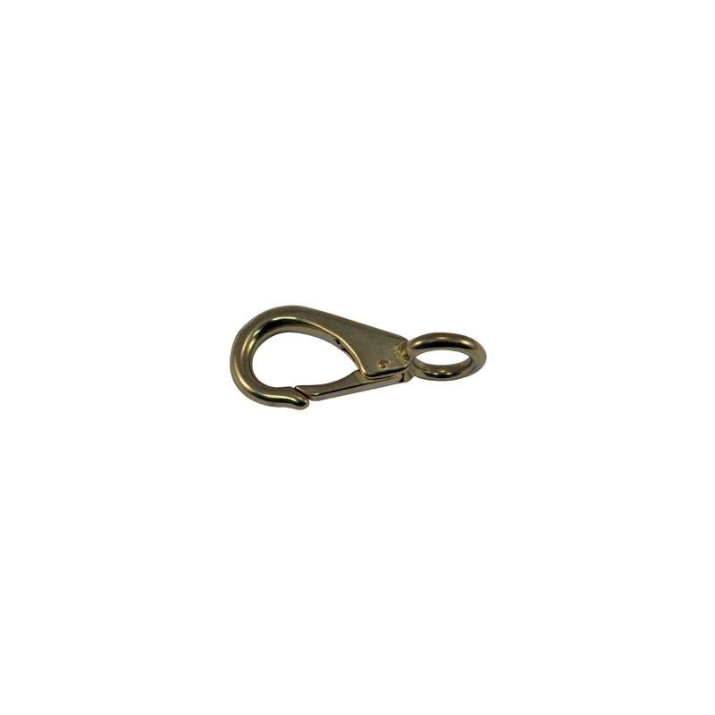 BRASS SNAP FIXED EYE 5/8