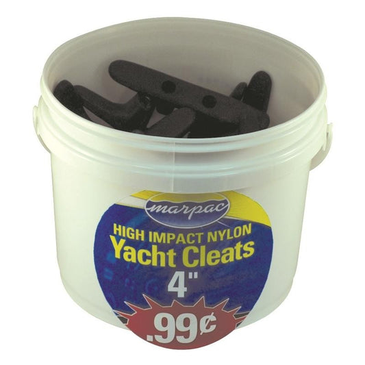 DOCK CLEAT OPEN BASE NYLON 4.5" BUCKET/2